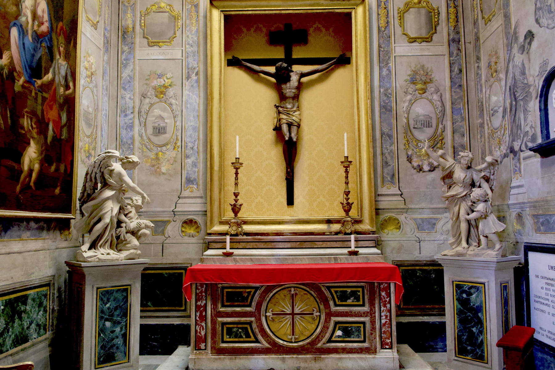La cappella del Crocifisso. Foto: Churches in Rome