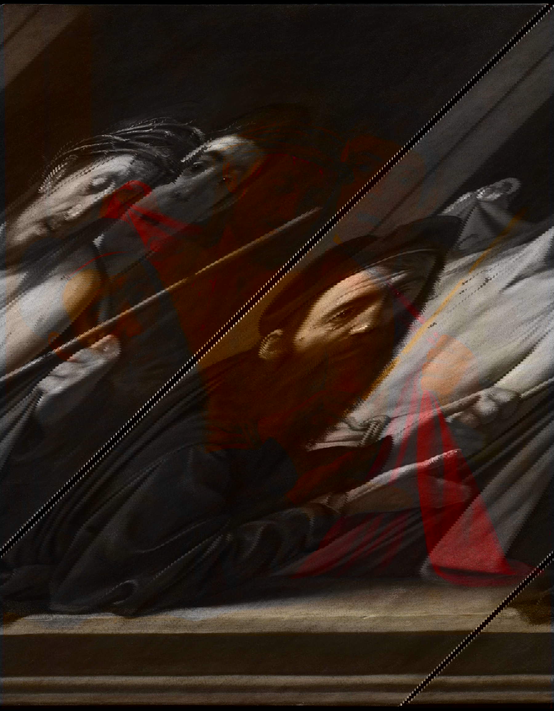 Caravage (attribué), Ecce Homo (huile sur toile, 111 x 85 cm ; Icon Trust)