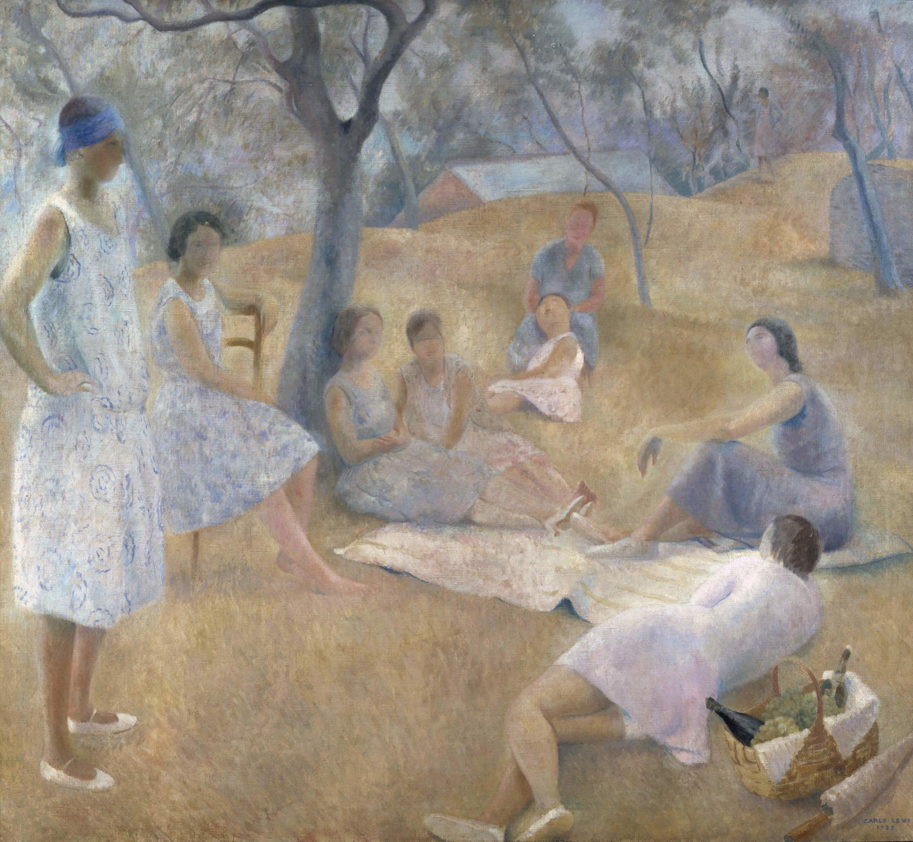 Carlo Levi, *Aria* (1929; oil on canvas, 175x160 cm; Turin, GAM—Turin Civic Gallery of Modern and Contemporary Art)