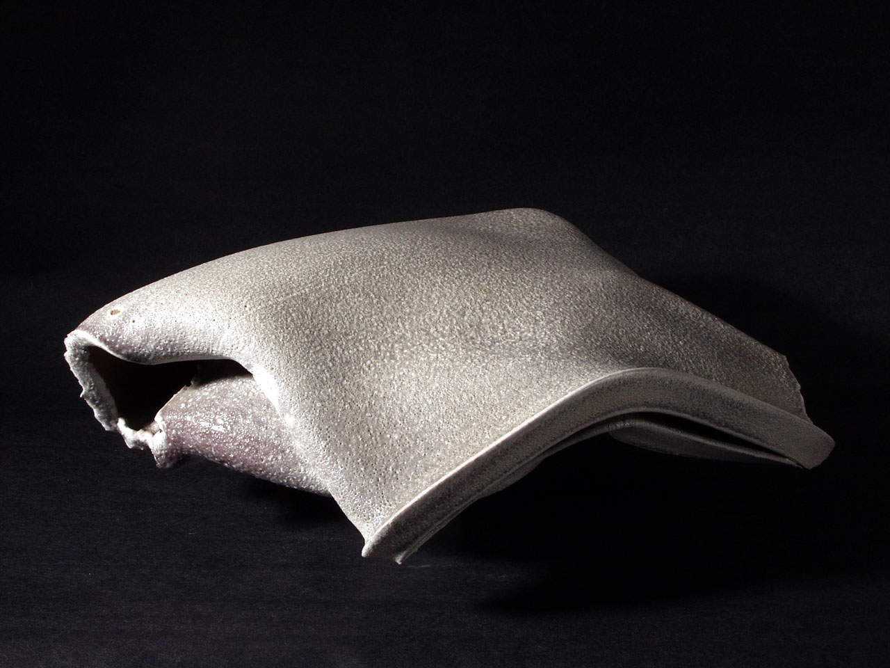 Carlo Zauli, Upset Vase (1976; stoneware). Courtesy of the Carlo Zauli Museum Archives.