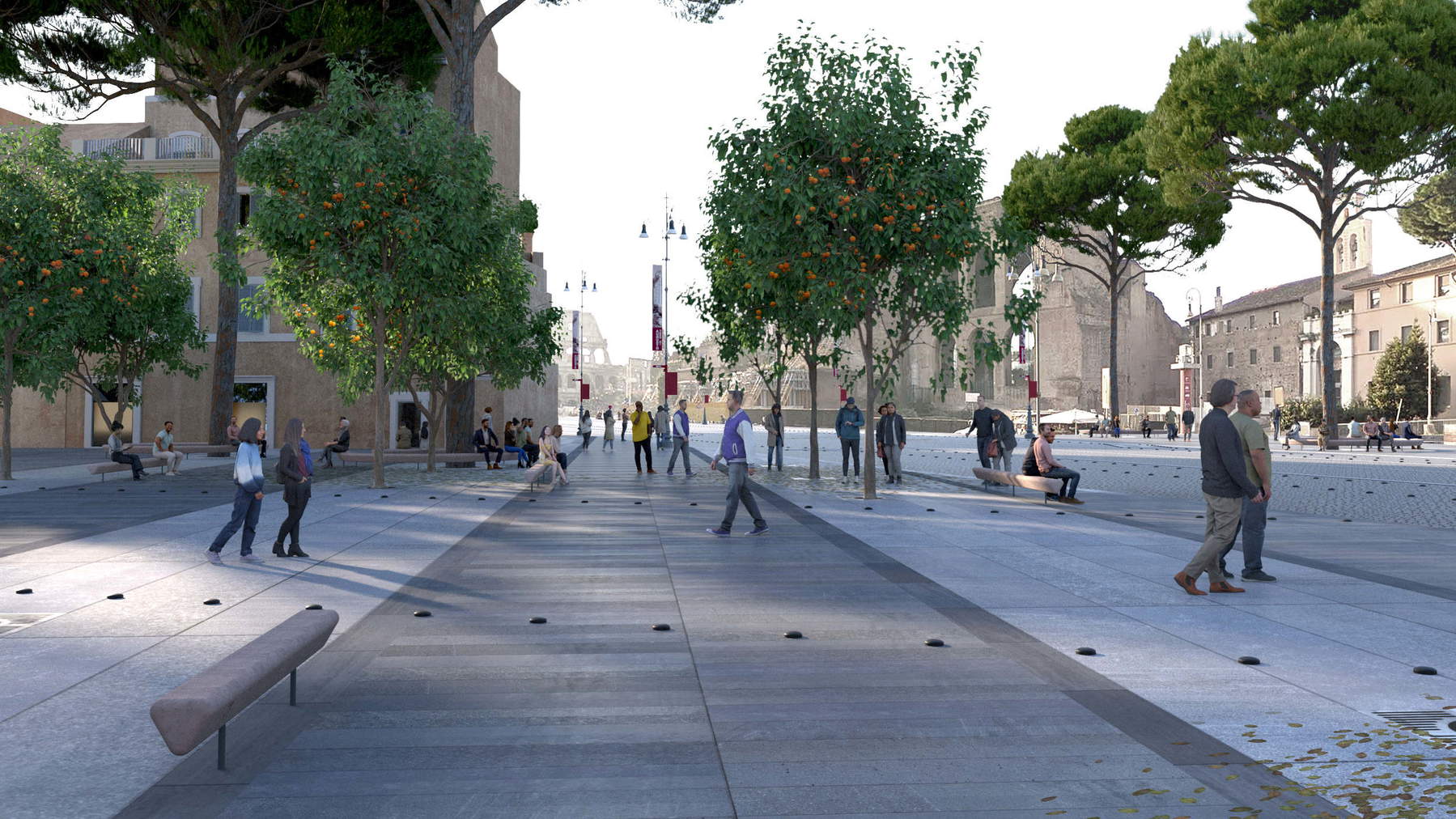 Visualización de Largo Corrado Ricci (Estudio Labics)