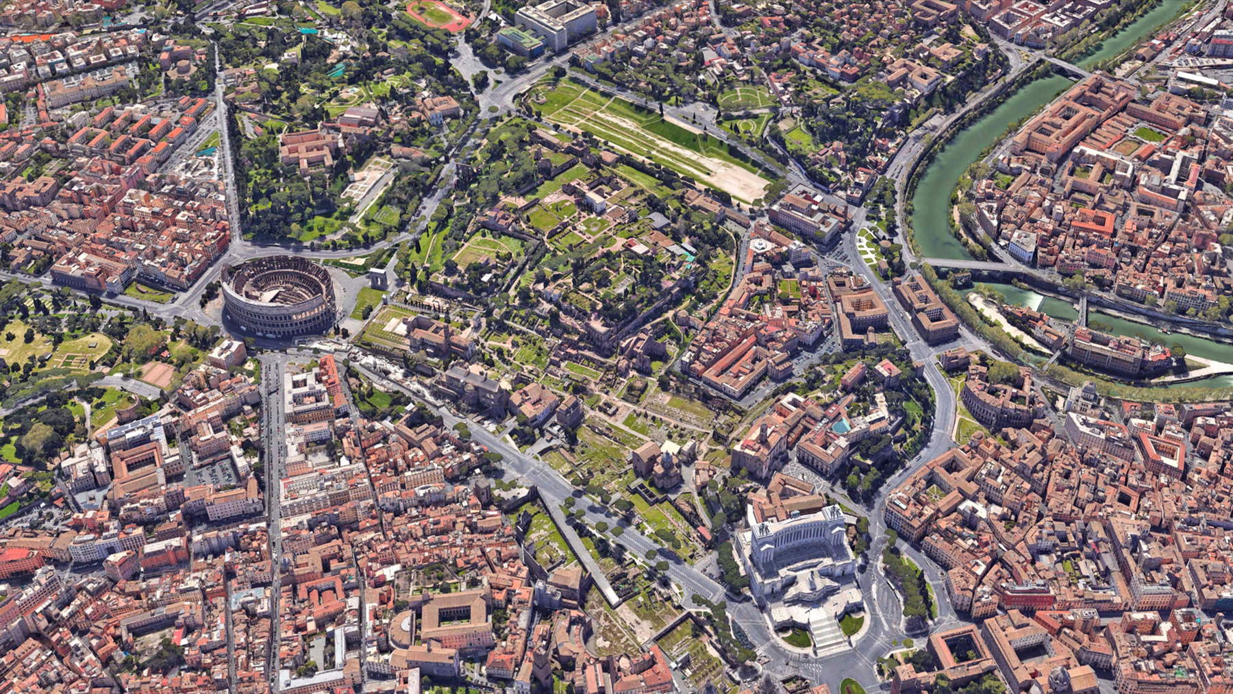Vista aérea de la zona del CARME