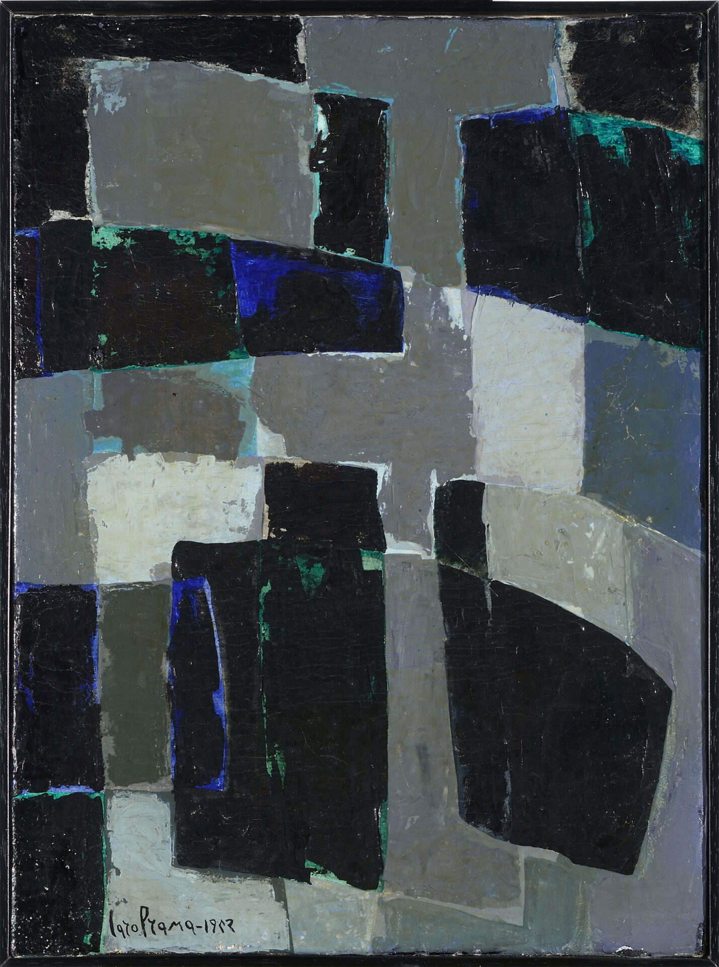 Carol Rama, Sans titre (1952 ; émail sur toile ; Collections Gallerie d&rsquo;Italia - Intesa Sanpaolo). Photo : Patrimoine artistique Intesa Sanpaolo / Paolo Vandrasch, Milan &copy; Archives Carol Rama, Turin