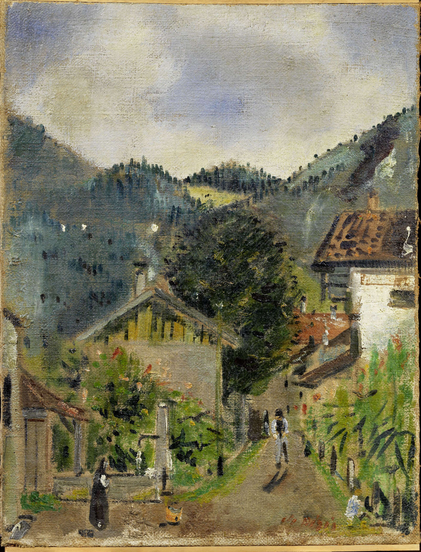 Filippo de Pisis, Cortina (1927; oil on canvas, 65 x 50 cm). Courtesy of Farsettiarte, Prato