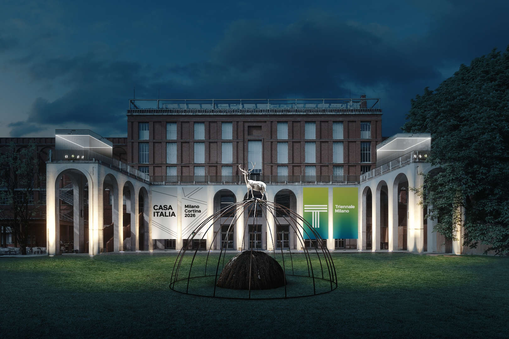 Casa Italia, Milan. Rendering: Marco Tripodi for CONI