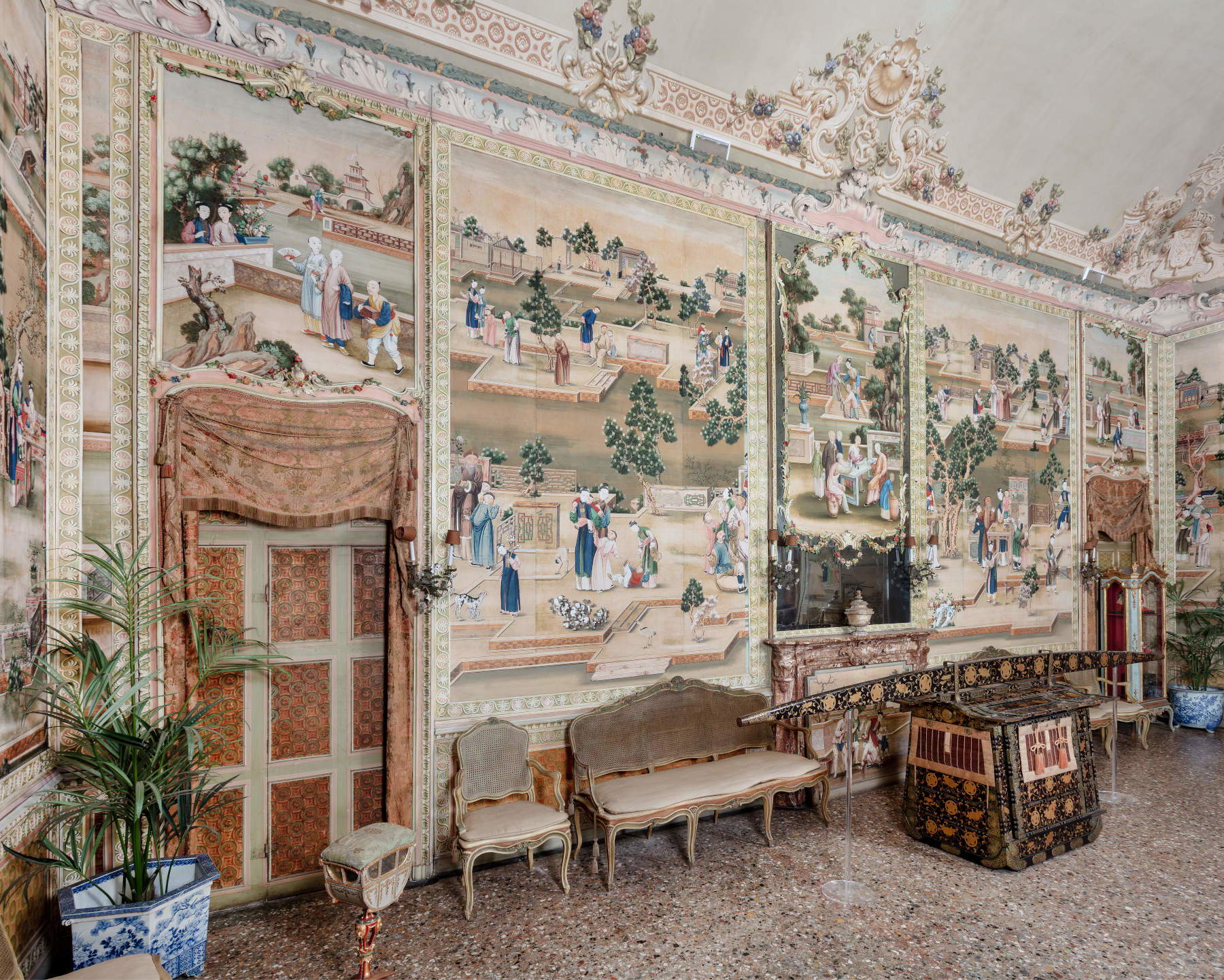 Palanquin Room, Racconigi Castle &copy;MiC-Royal Residences of the House of Savoy - National Museums of Piedmont. Photo: Paolo Robino
