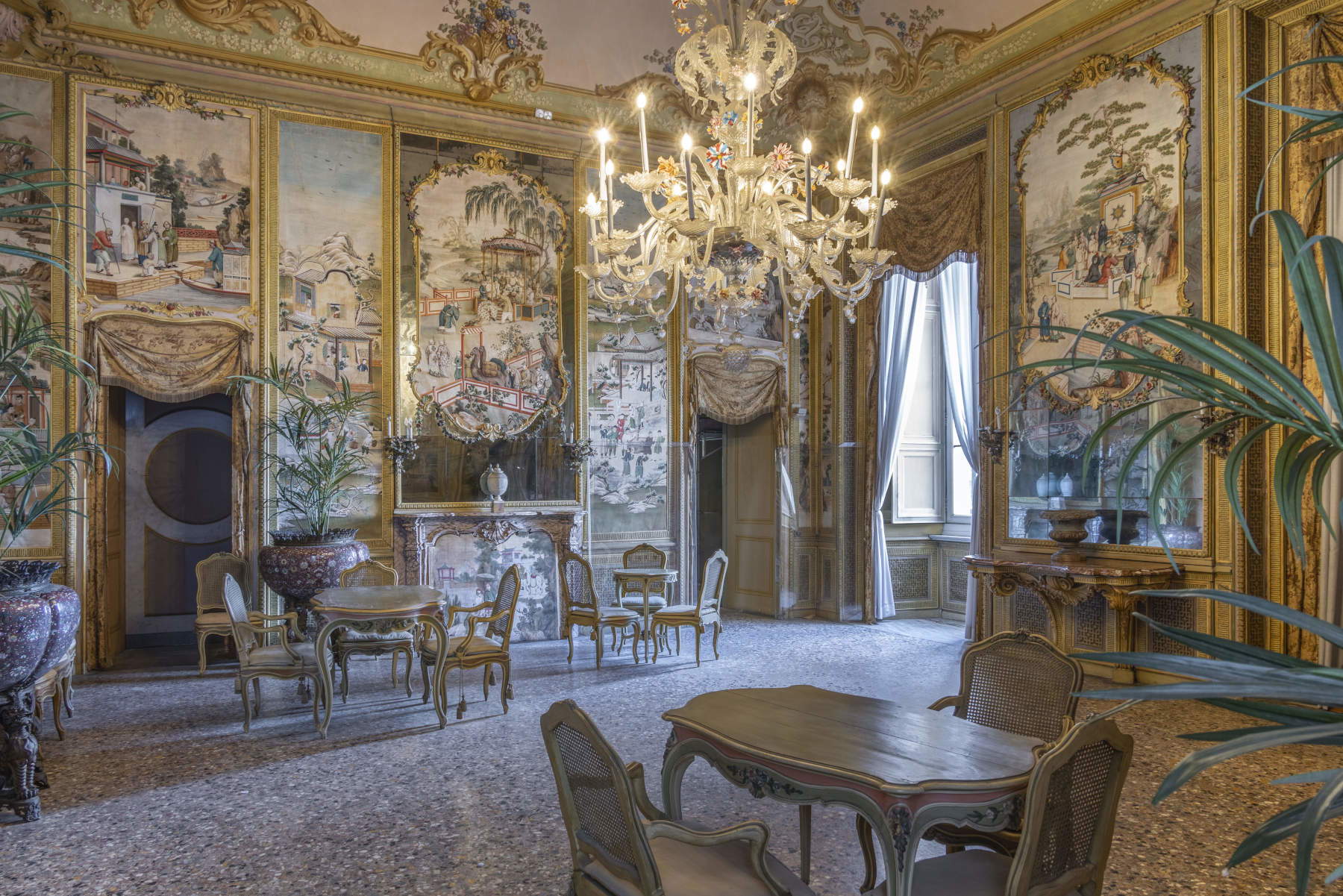 Coffee Room, Racconigi Castle &copy;Consorzio Residenze Reali Sabaude. Photo: Dario Fusaro