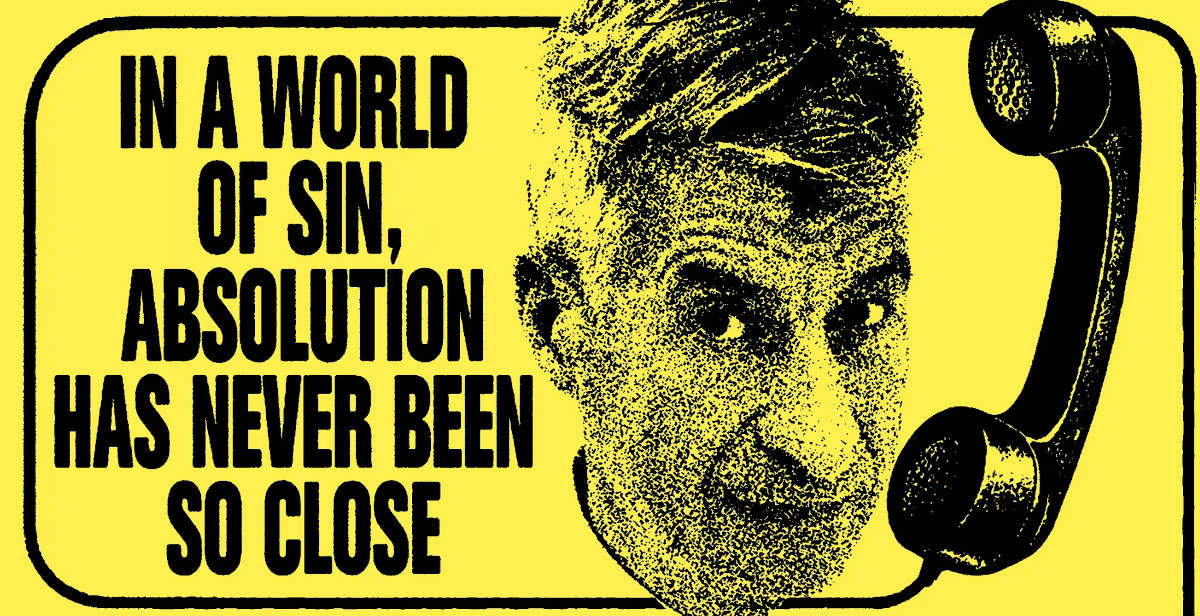 La nueva provocación de Cattelan: una línea directa para confesarle tus pecados