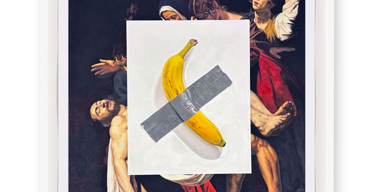 Maurizio Cattelan schenkt dem Centro Mario Negri ein Werk, das von der Banane aus „Comedian“ inspiriert ist
