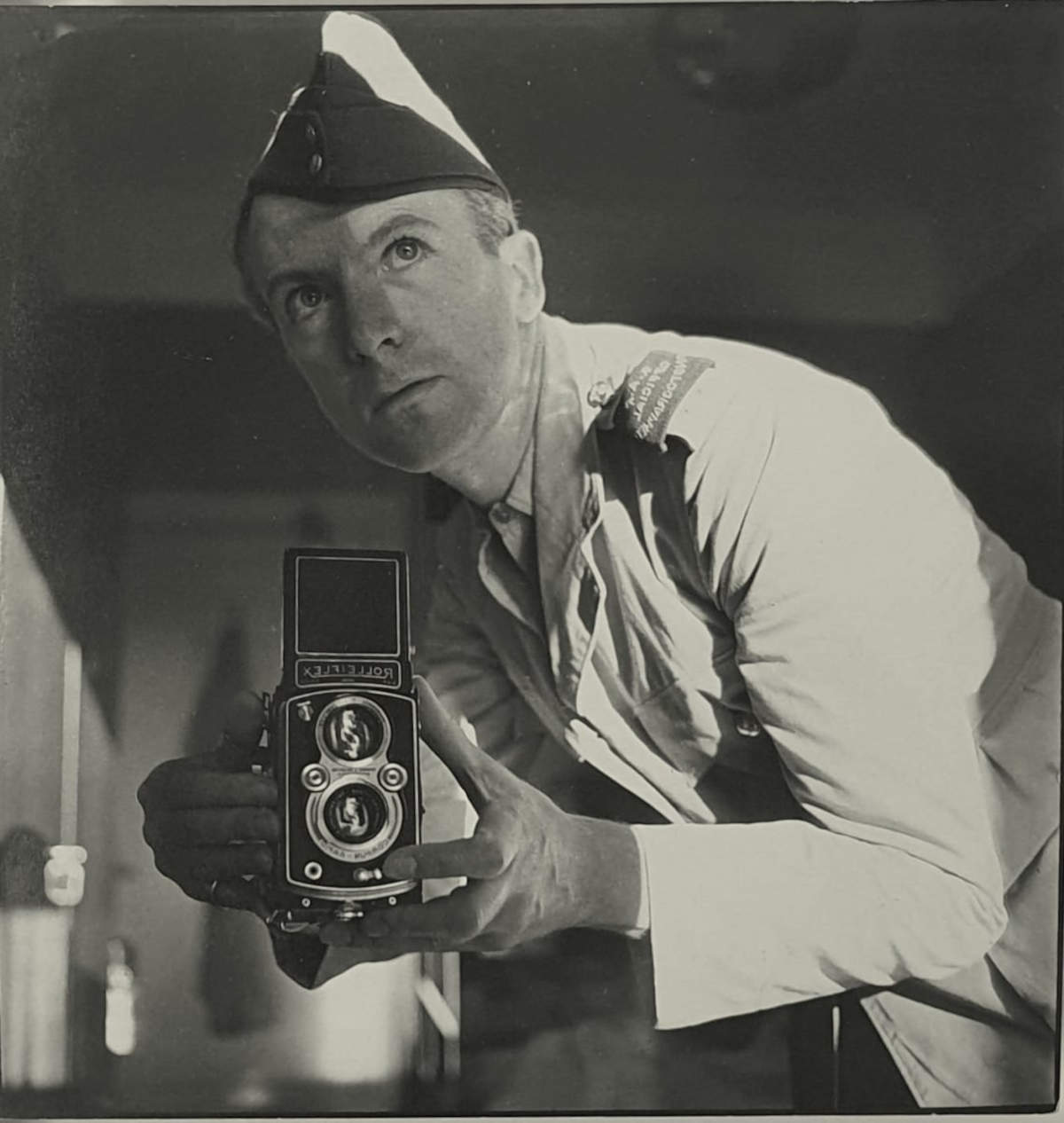 Cecil Beaton, Self-Portrait in RAF Uniform (circa 1940; vintage print). Courtesy of the Cecil Beaton Archive. S.T. Gallery. Untitled