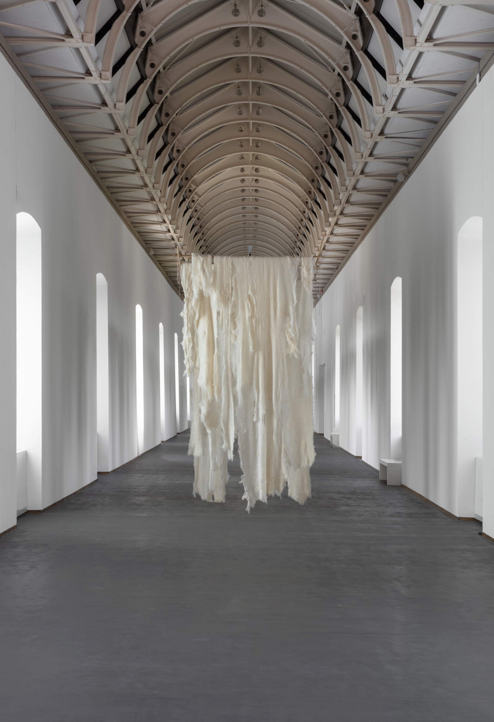 Cecilia Vicu&ntilde;a, El glaciar ido (2026; veduta dell&rsquo;allestimento al Castello di Rivoli Museo d&rsquo;Arte Contemporanea, Rivoli - Torino.  Foto: Sebastiano Pellion di Persano &copy; Cecilia Vicu&ntilde;a, by SIAE