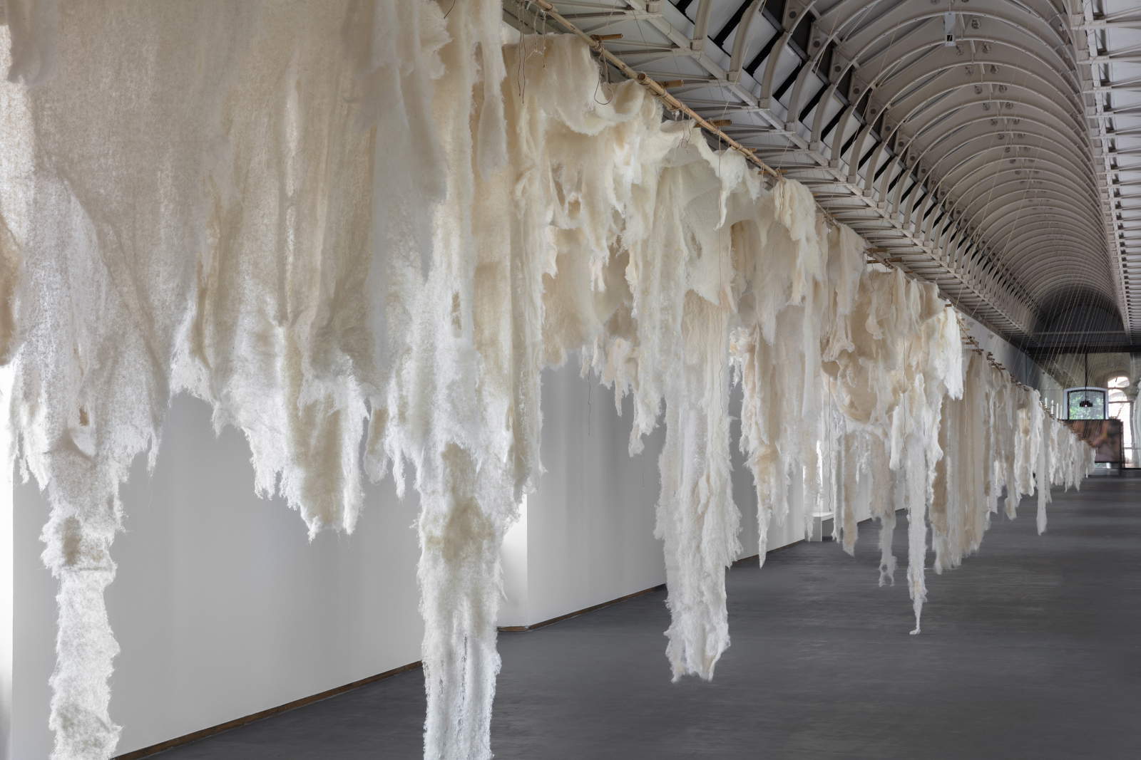 Cecilia Vicu&ntilde;a, El glaciar ido (2026; veduta dell&rsquo;allestimento al Castello di Rivoli Museo d&rsquo;Arte Contemporanea, Rivoli - Torino.  Foto: Sebastiano Pellion di Persano &copy; Cecilia Vicu&ntilde;a, by SIAE