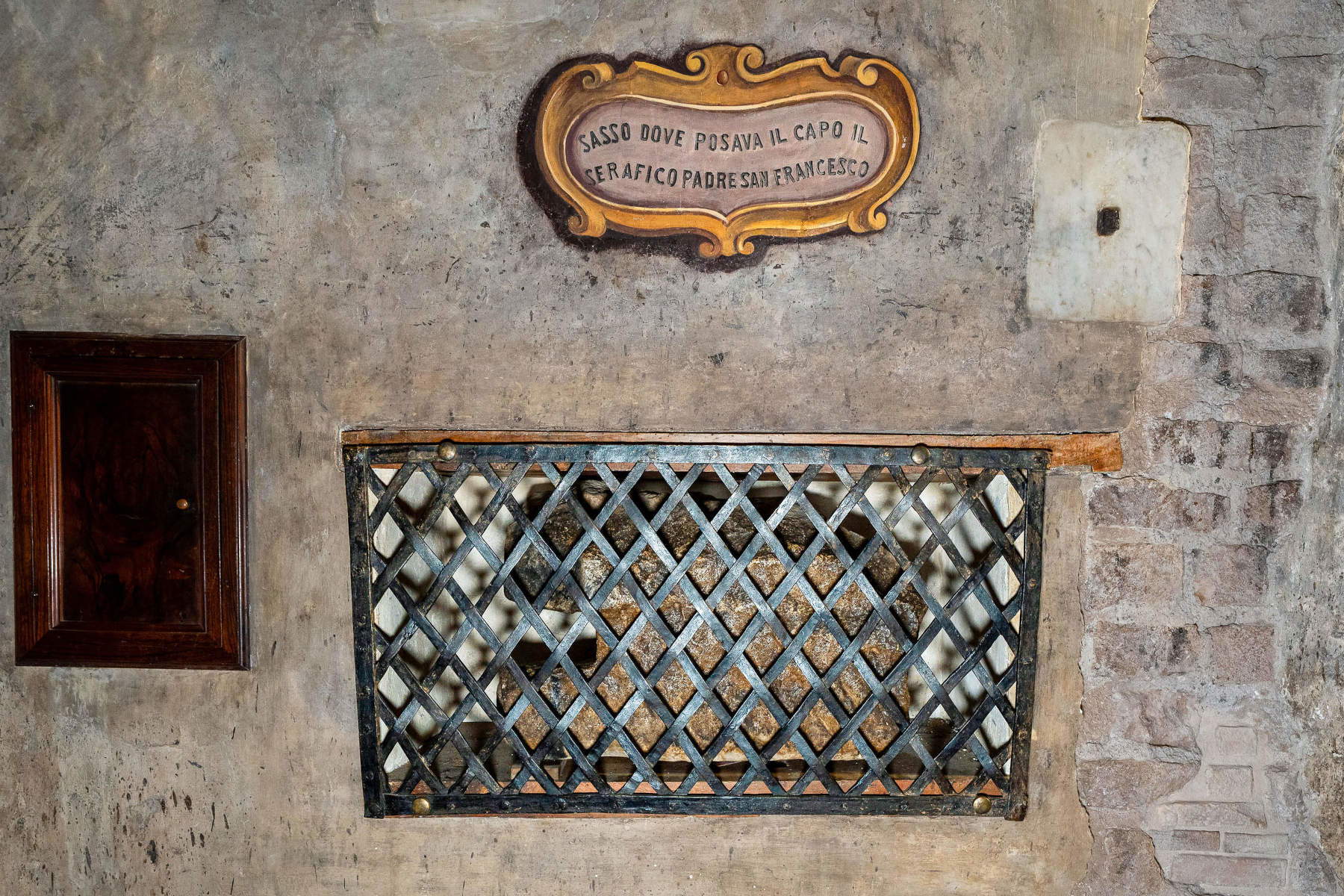 Particolare della The Cell of St. Francis. Photo: Fabio Caricchia