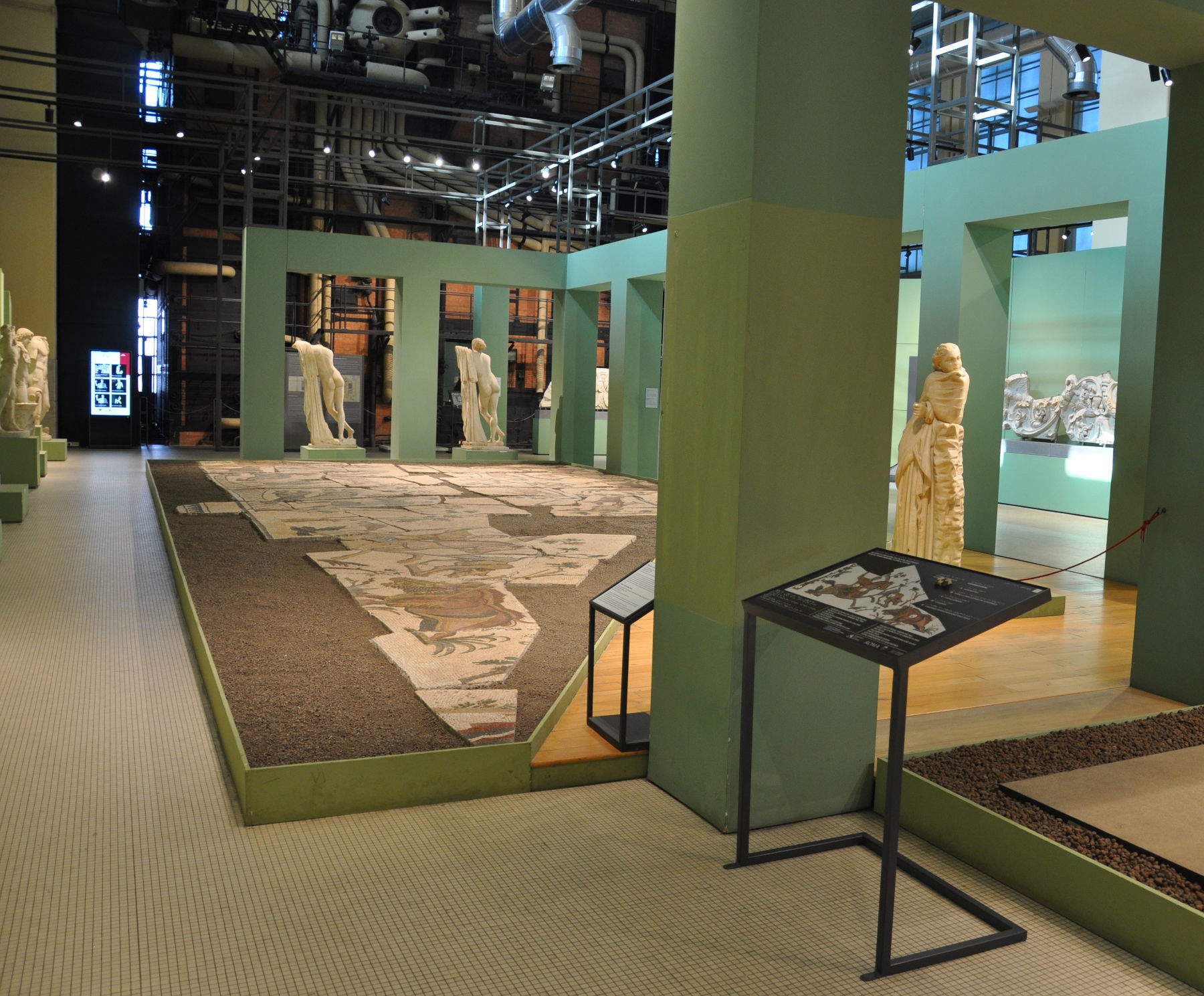 Innenansicht der Montemartini-Zentrale
