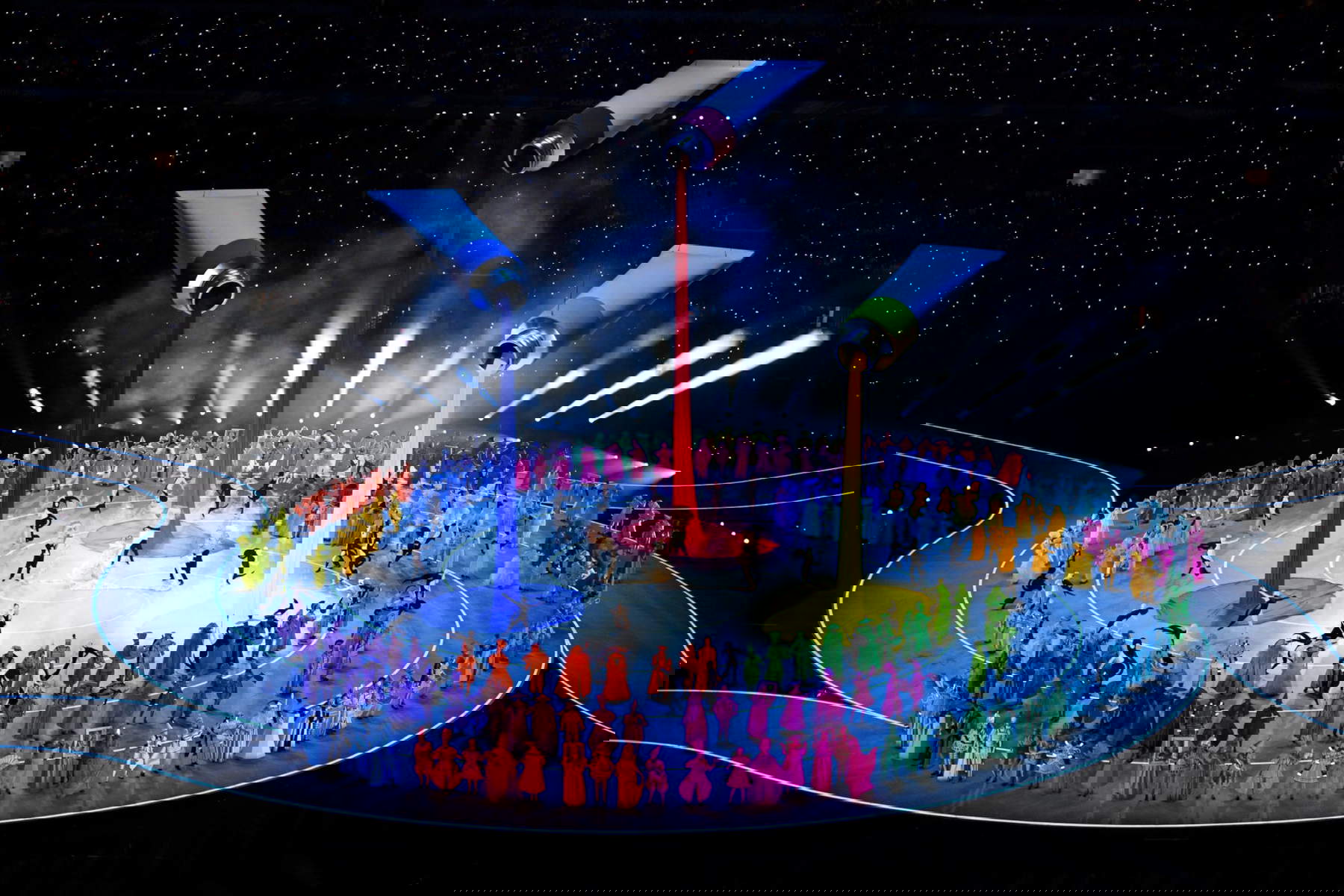 A moment of the Opening Ceremony. Photo: Official Milan Cortina 2026 account