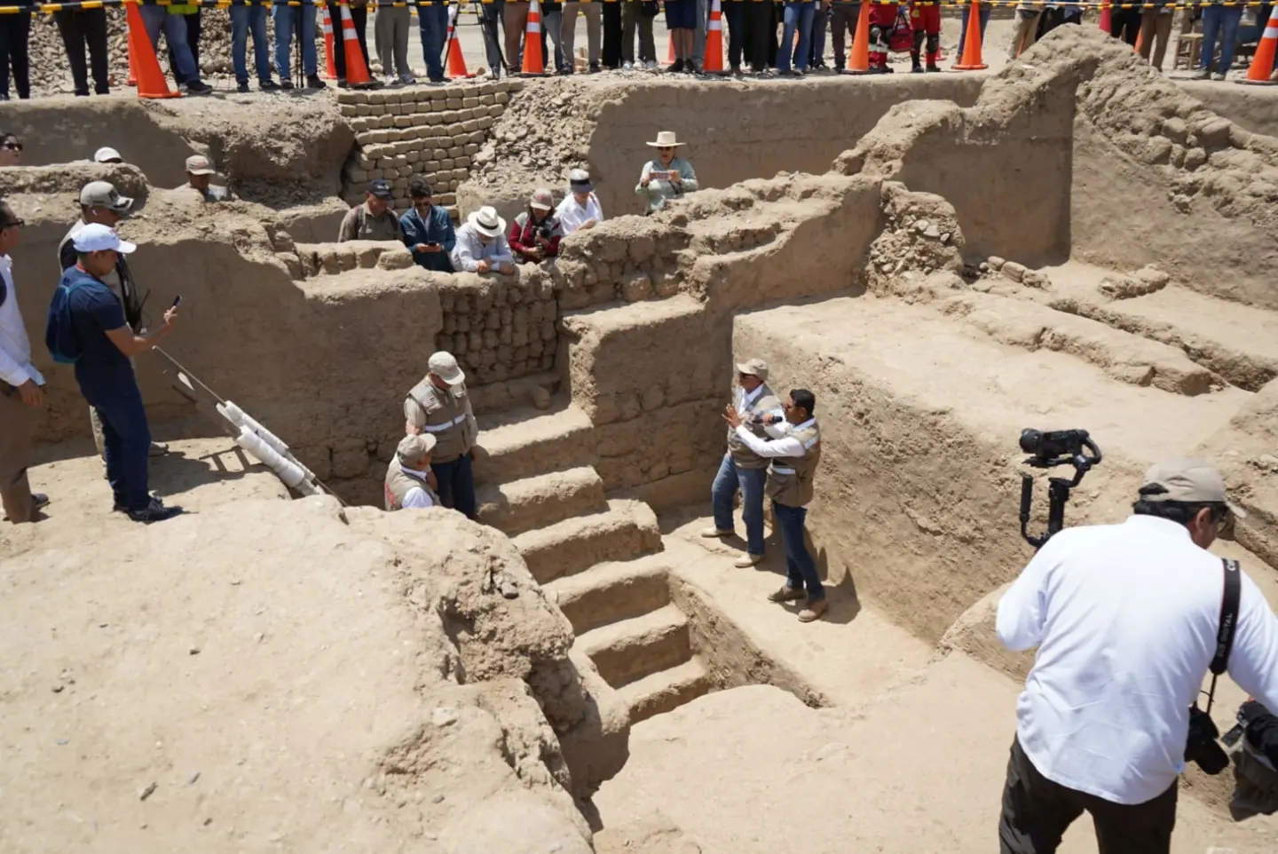 Die Grabstätte der Chim&uacute;-Elite. Foto: Instagram-Profil – Kulturministerium von Peru