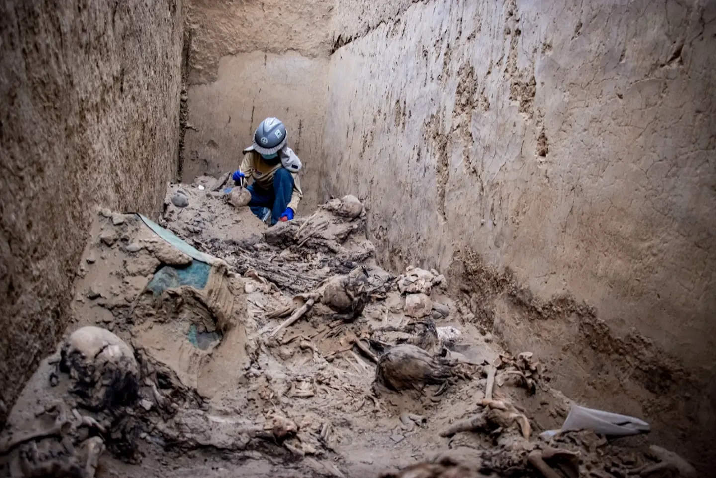 Die Grabstätte der Chim&uacute;-Elite. Foto: Instagram-Profil – Kulturministerium von Peru