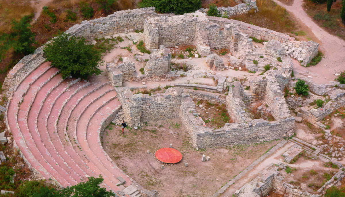 Chersonesos Taurica, theater. Photo: The Institute of Classical Archaeology &mdash; The University of Texas at Austin