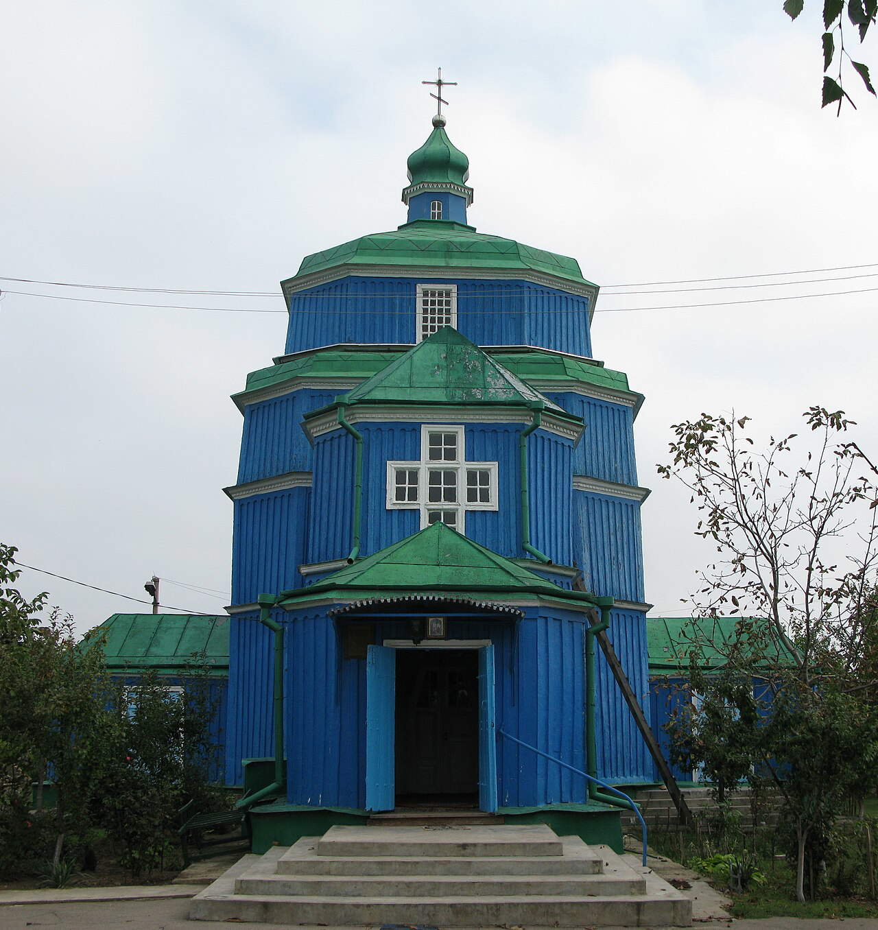 Die Kosakenkirche von Beryslav im Jahr 2019. Foto: Wikimedia Commons/Vid9