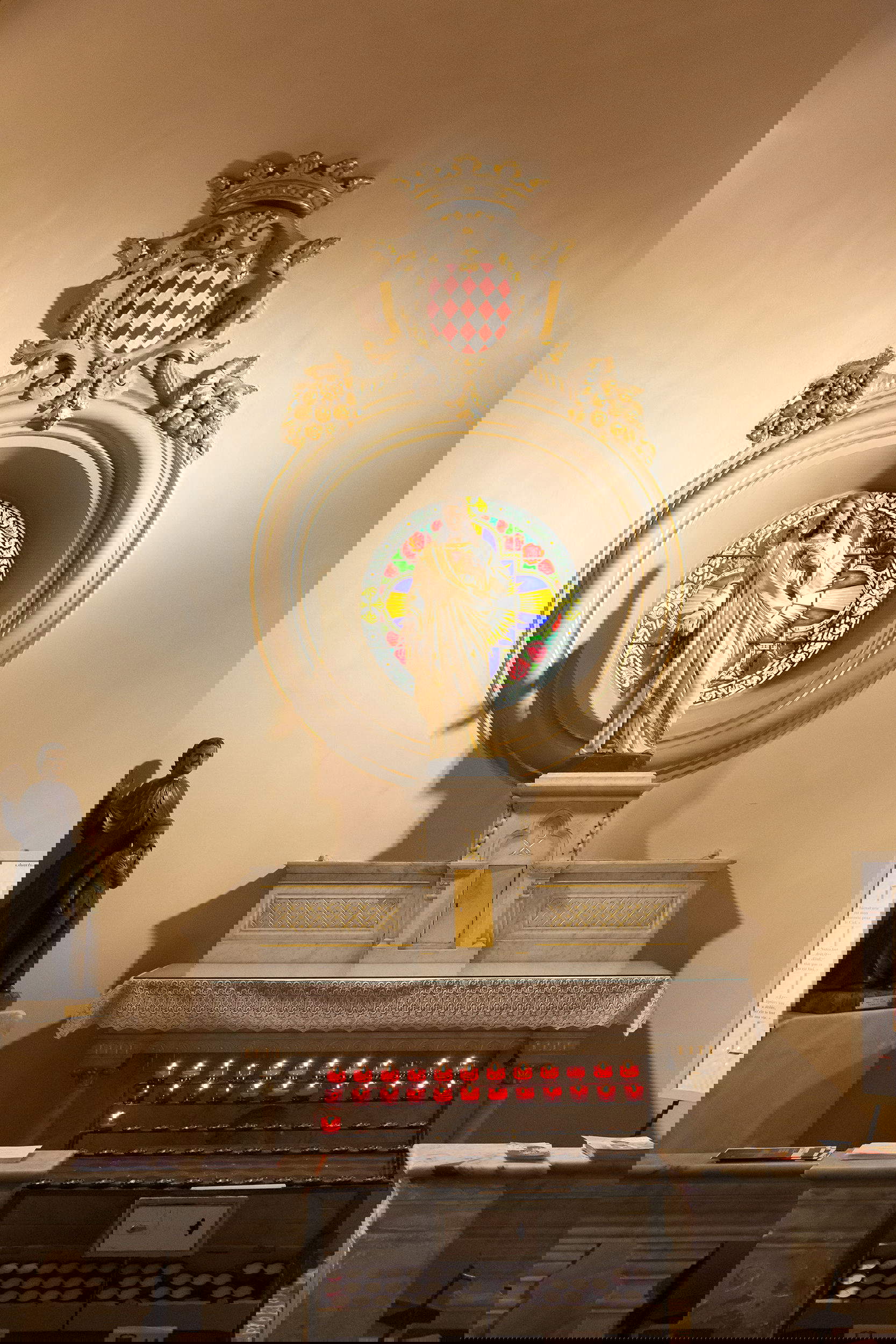 L&rsquo;interno della chiesa di Santa Devota. Foto: &copy;BenjaminVergely