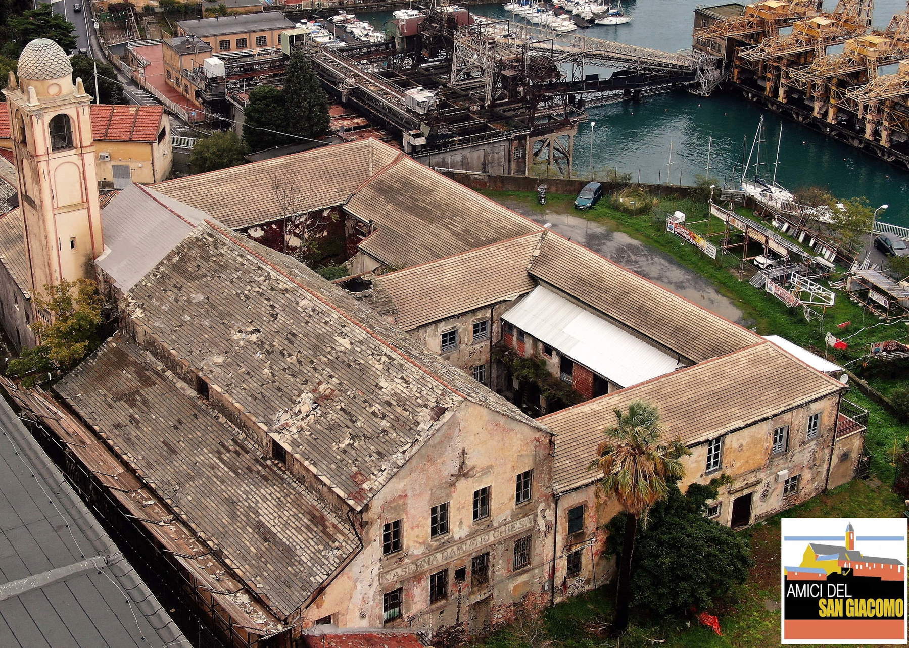 Church of St. James before restoration. Photo: Luigi Bertogli / Friends of St. James