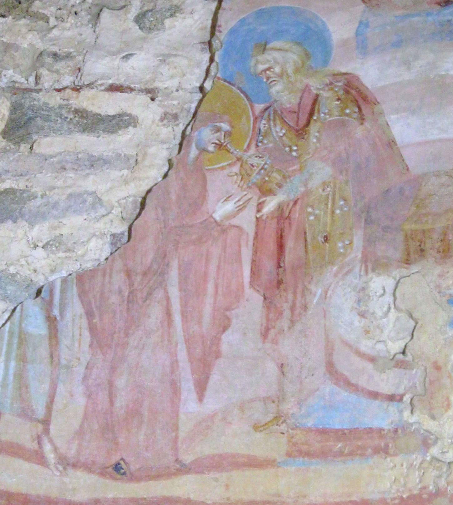 The Virgin Mary undergoes the trial of the bitter waters, an episode taken from the apocryphal gospels &copy; Ministry of Culture, all rights reserved