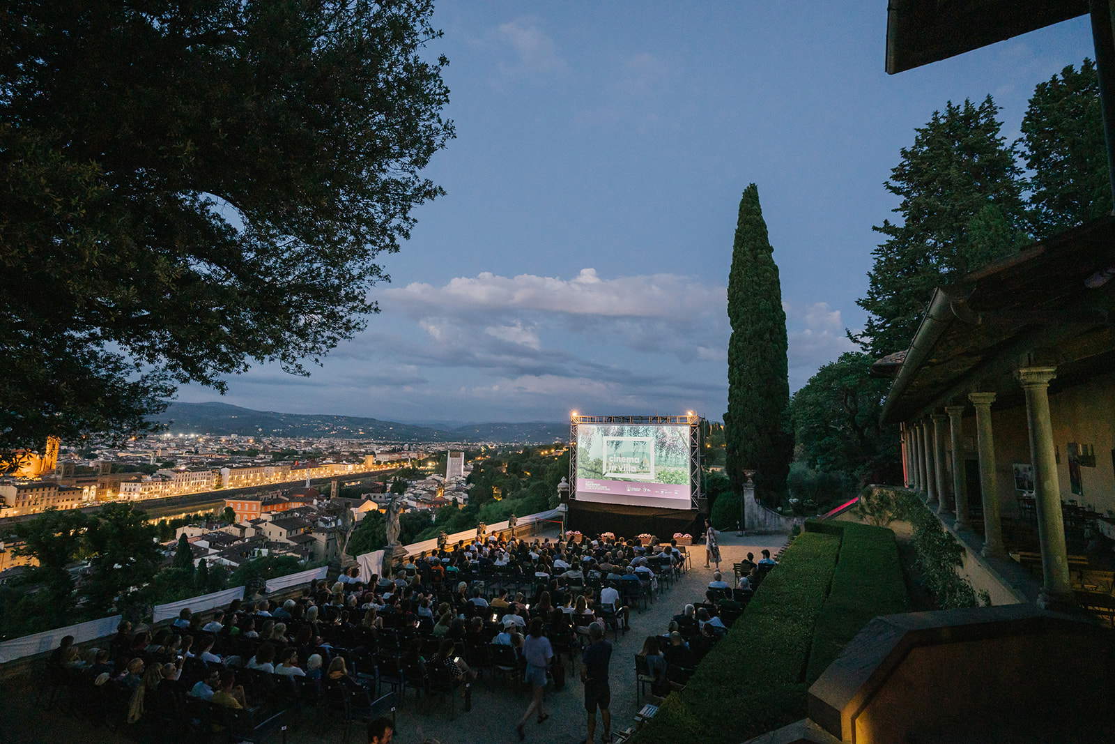Cinéma à la Villa, Villa Bardini. Photo : Stefano Casati