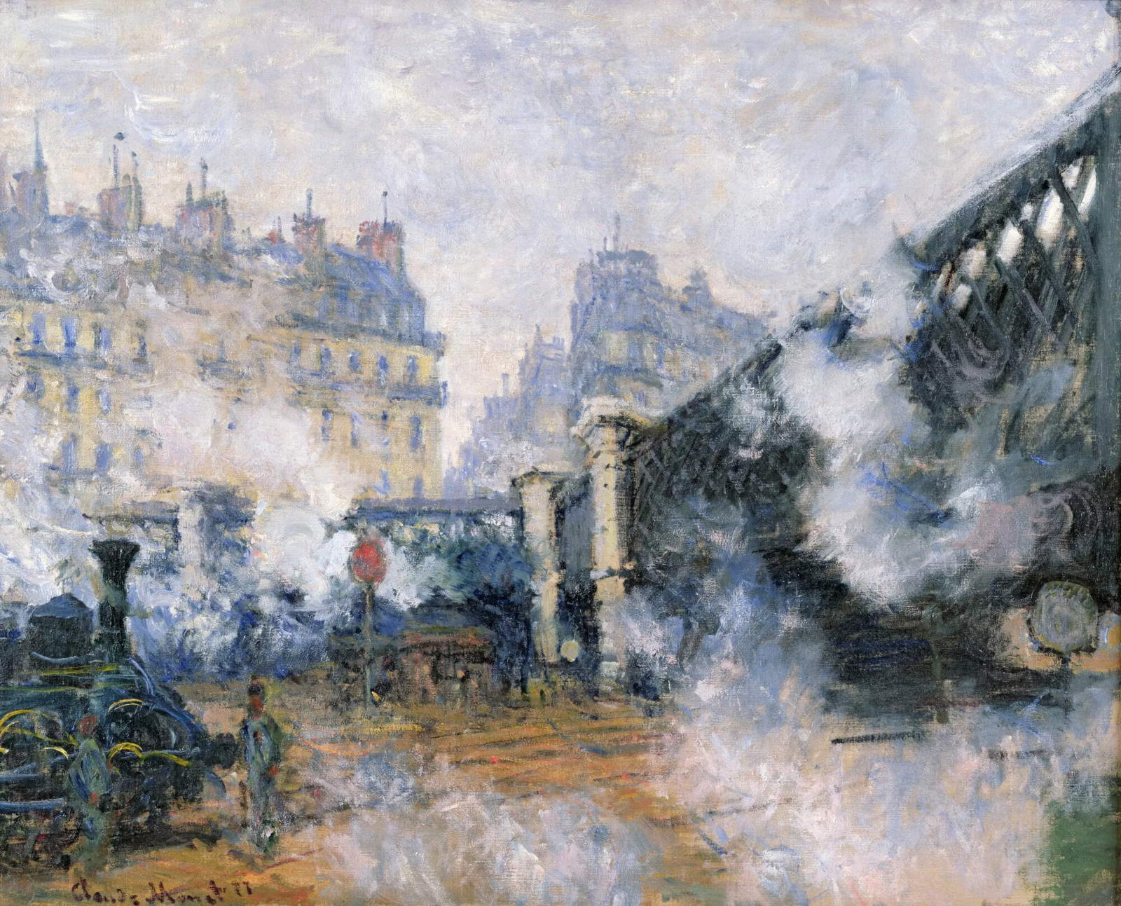 Claude Monet, The Bridge of Europe. Gare Saint-Lazare (1877; oil on canvas, 65 x 81 cm; Paris, Mus&eacute;e Marmottan Monet, gift of Eug&egrave;ne and Victorine Donop de Monchy, 1940, inv. 4015). Photo &copy; Mus&eacute;e Marmottan Monet