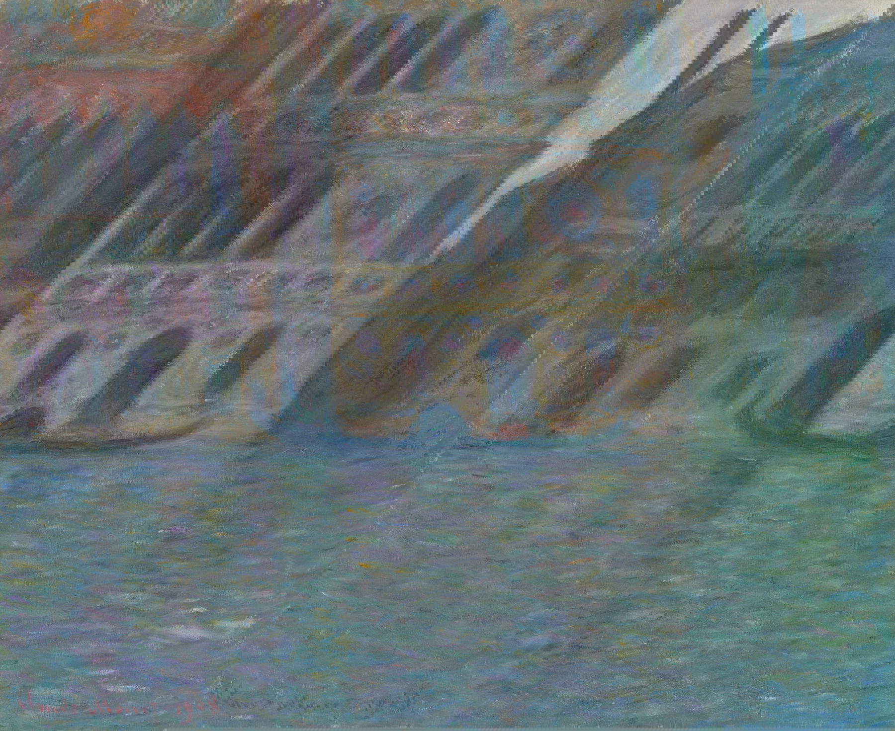 Claude Monet, The Darius Palace (1908; oil on canvas, 66.2 &times; 81.8 cm; Chicago, AArt Institute of Chicago) Photo: Art Institute of Chicago - CC0 Public Domain Designation