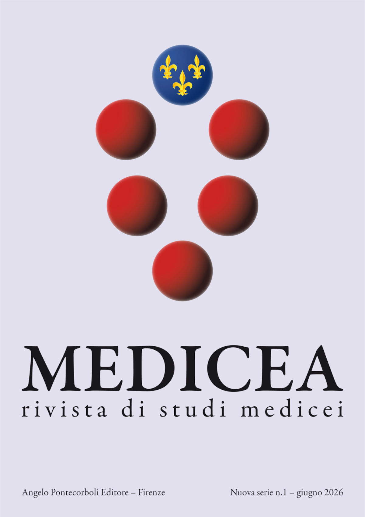 La portada de «Medicea. Revista de estudios sobre los Médici»