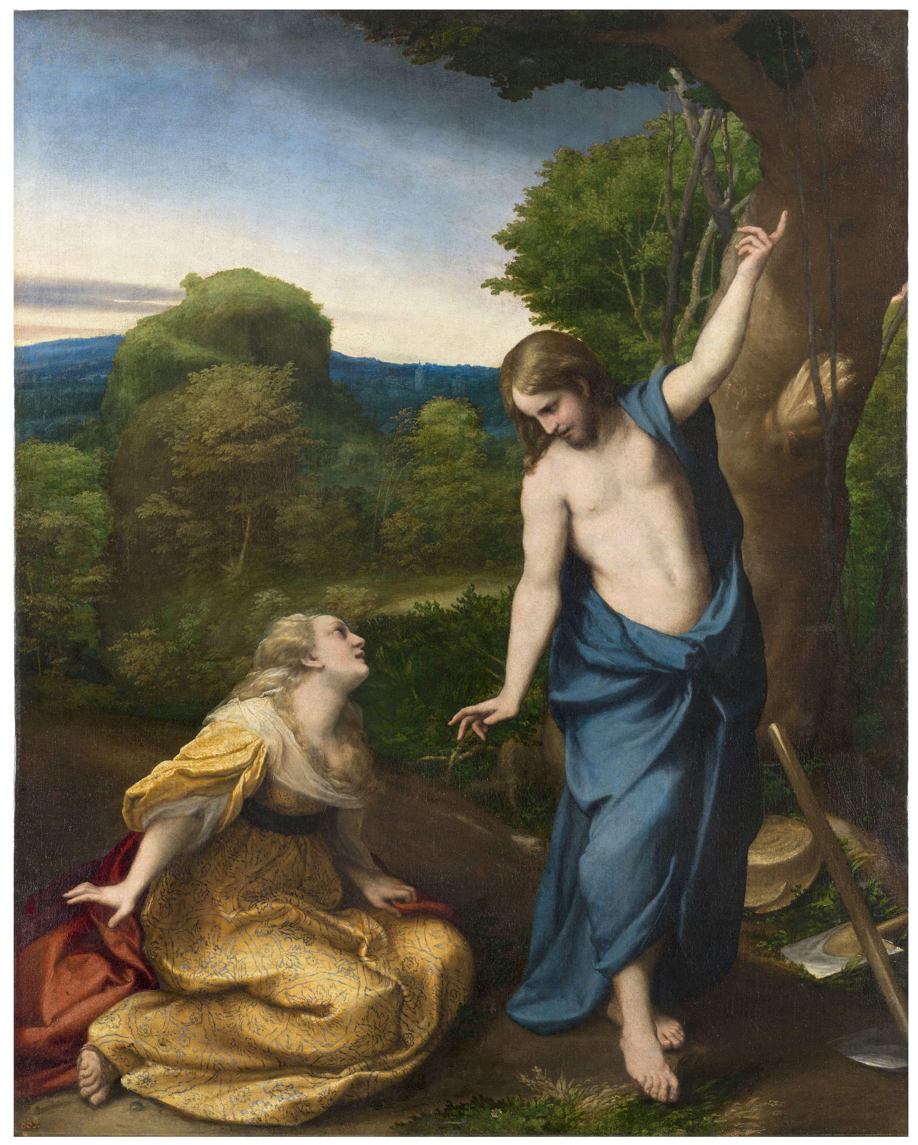 Correggio, « Noli me tangere » (vers 1521-1523 ; Madrid, Prado) &copy; Archives photographiques du Prado, Madrid