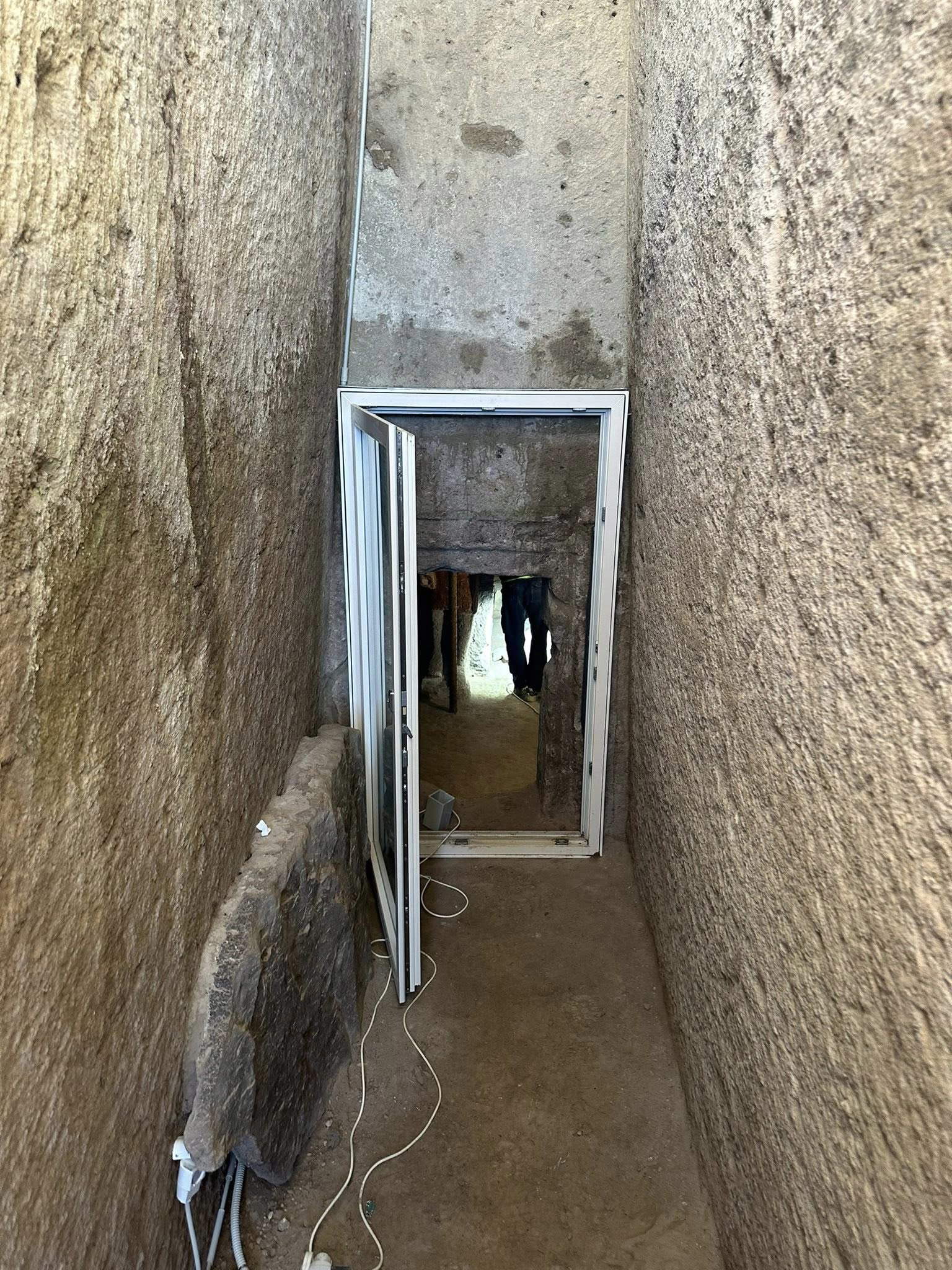 Corridor of tomb 7 PGM. Photo: Facebook / Ignatius Locci