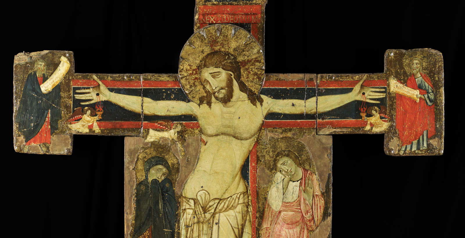 A rare 13th-century painted cross from Corso di Buono at the BIAF: it’s worth 1.2 million