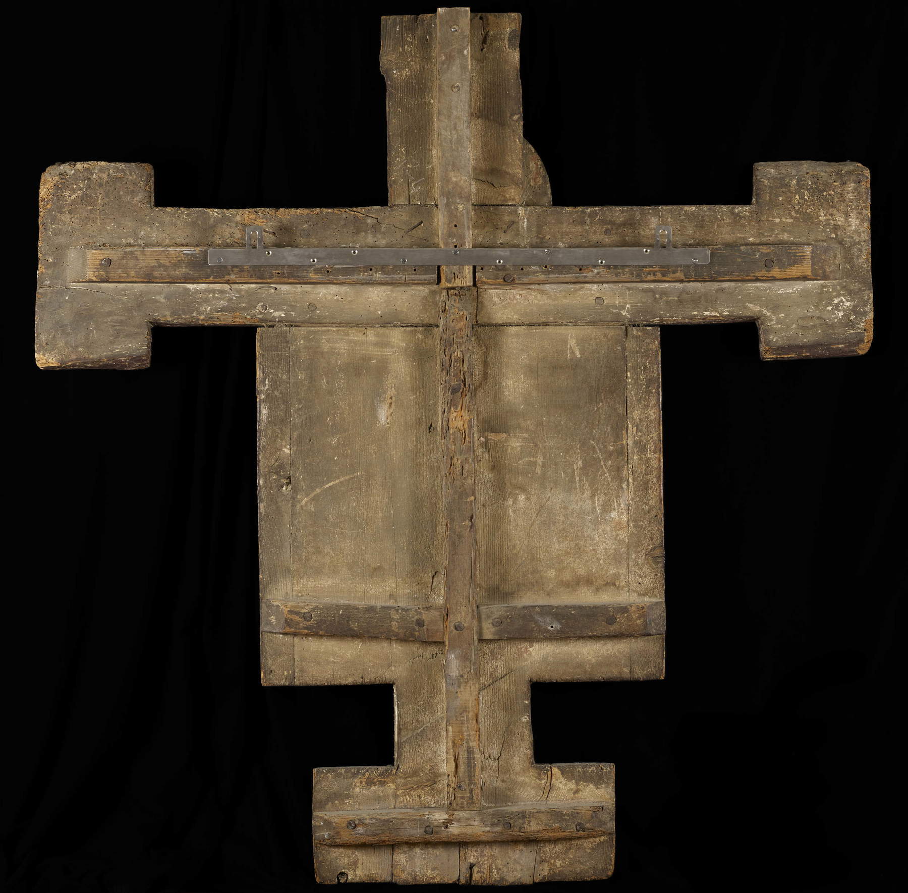The back of the cross