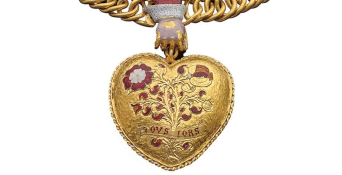 British Museum acquires the gold Tudor Heart of Henry VIII and Catherine of Aragon
