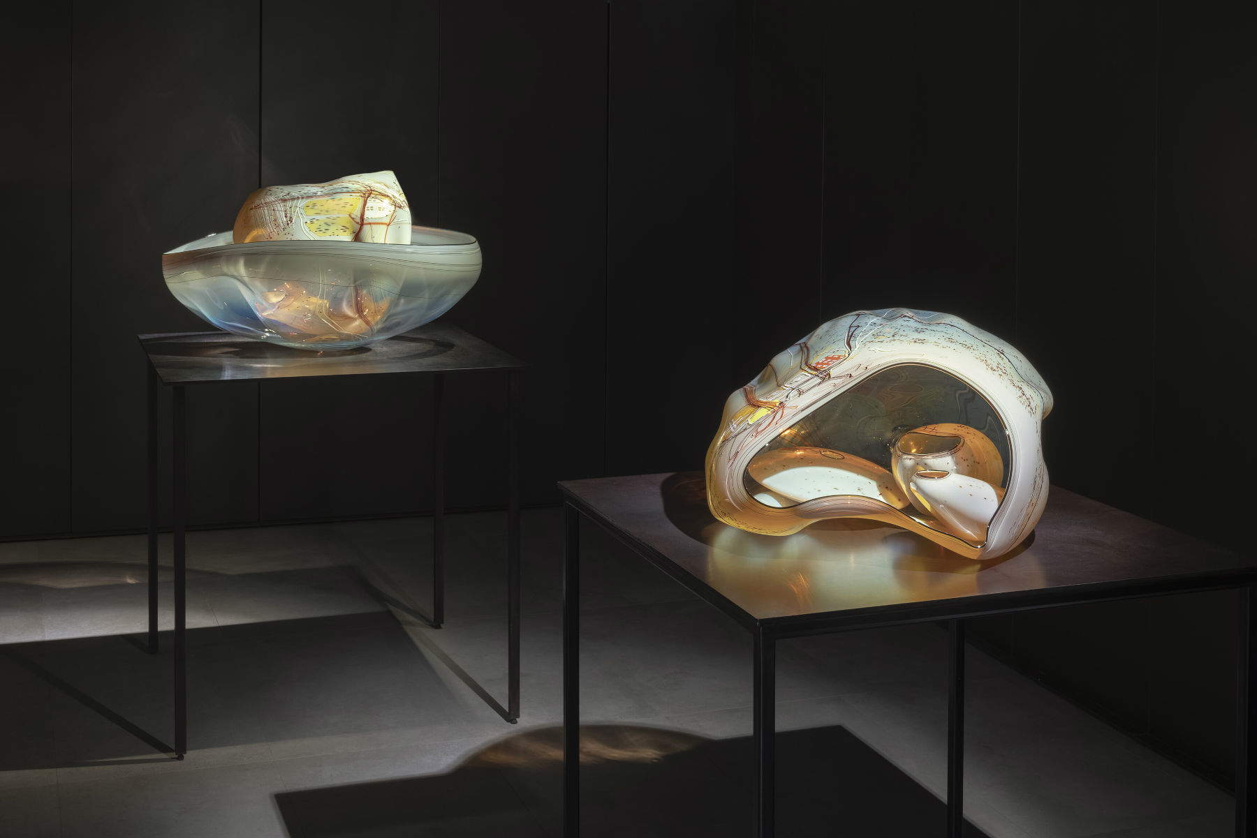 Dale Chihuly, Celadon Baskets (Detail) (2017, Installation 2026; Venedig Palazzo Loredan) &copy; 2017 Chihuly Studio. All rights reserved. Foto: Nathaniel Willson
