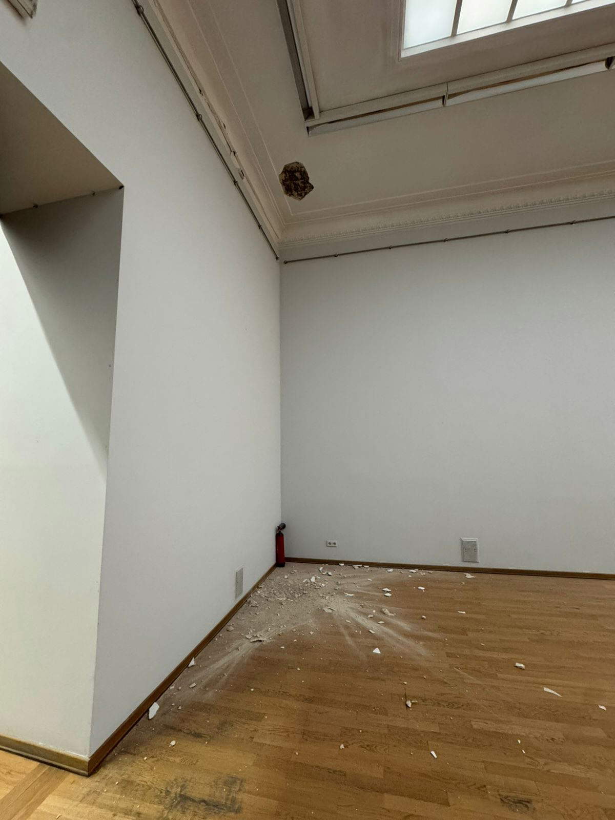 Dommages subis par le Musée national d'art de Kiev à la suite du bombardement russe. Photo : Ministère de la Culture de l'Ukraine