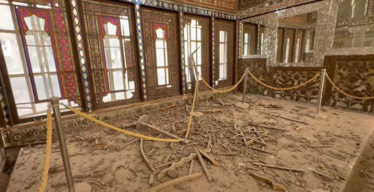 Iran, government reports major damage to Golestan Palace in Tehran