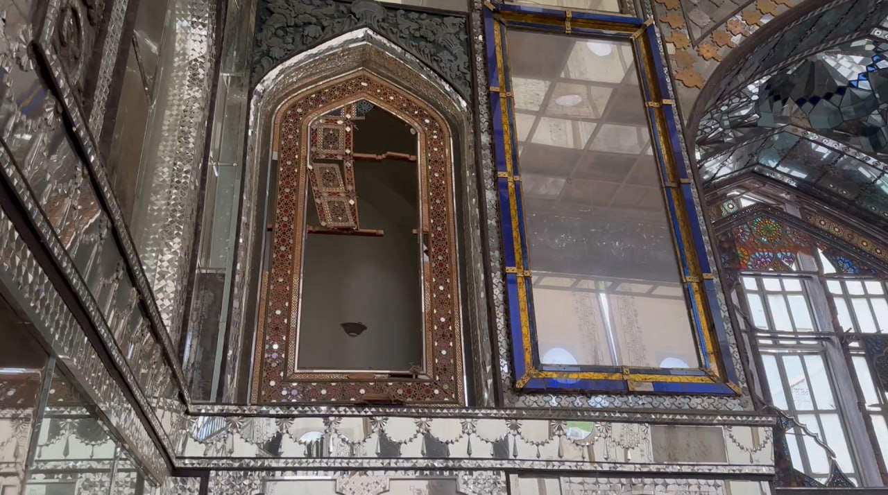 The damage to the Golestan Palace in Tehran. Profile X/ Government of the Islamic Republic of Iran.