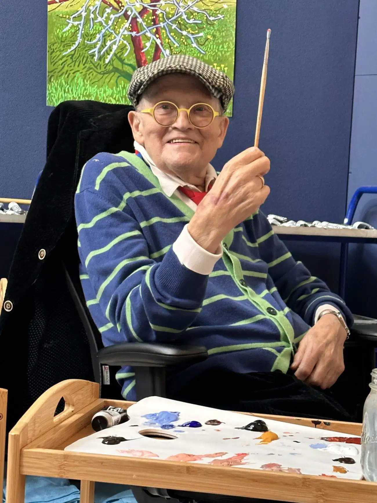 David Hockney, London, 2023 &copy; David Hockney. Photo: Jean-Pierre Gon&ccedil;alves de Lima