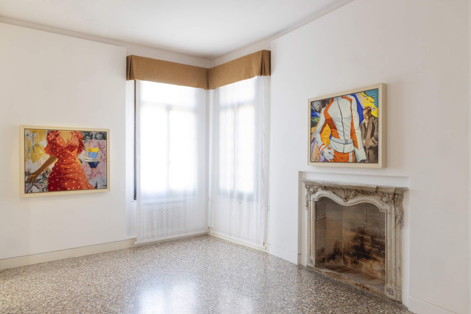 Allestimenti Painting in the Present Tense, Palazzo Cini. Foto: Celestia Studio