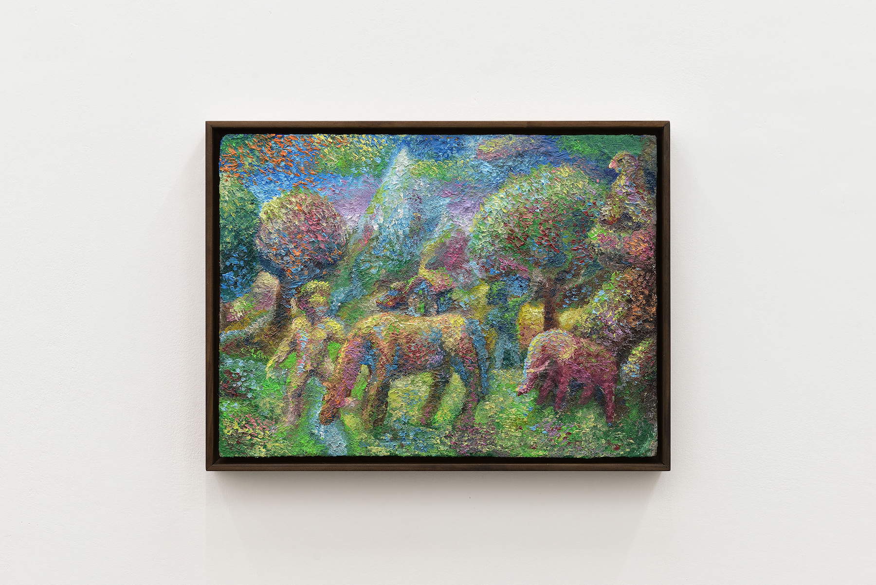 Diego Gualandris, Ortler (2026; olio su tavola, 24 x 33 cm). Su concessione di ADA, Roma. Foto: Roberto Apa