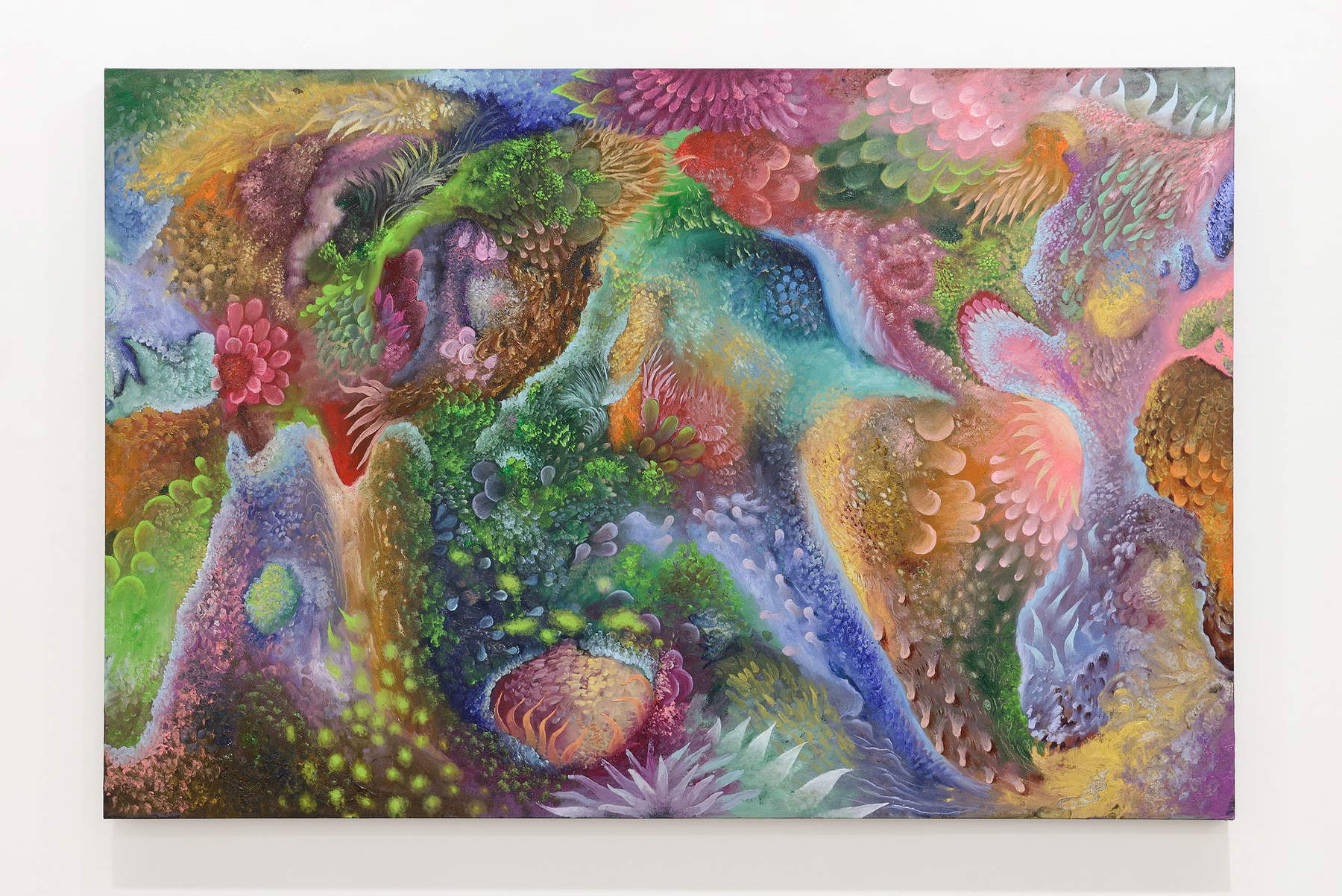 Diego Gualandris, Roma non esiste (2026; olio su tavola, 100 x 150 cm). Su concessione di ADA, Roma. Foto: Roberto Apa