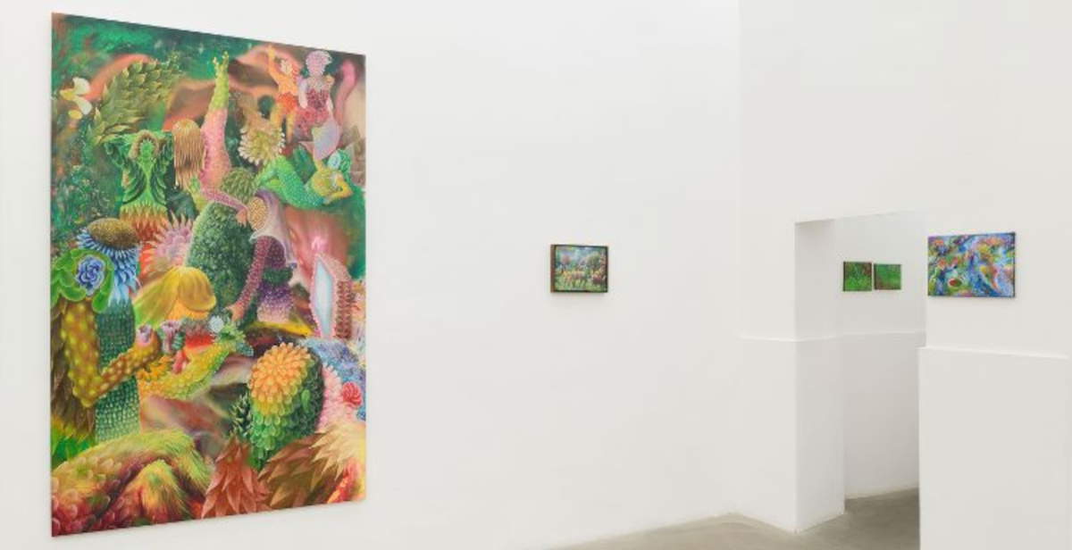 Diego Gualandris in Rome: the metamorphosis of dissolving plant matter