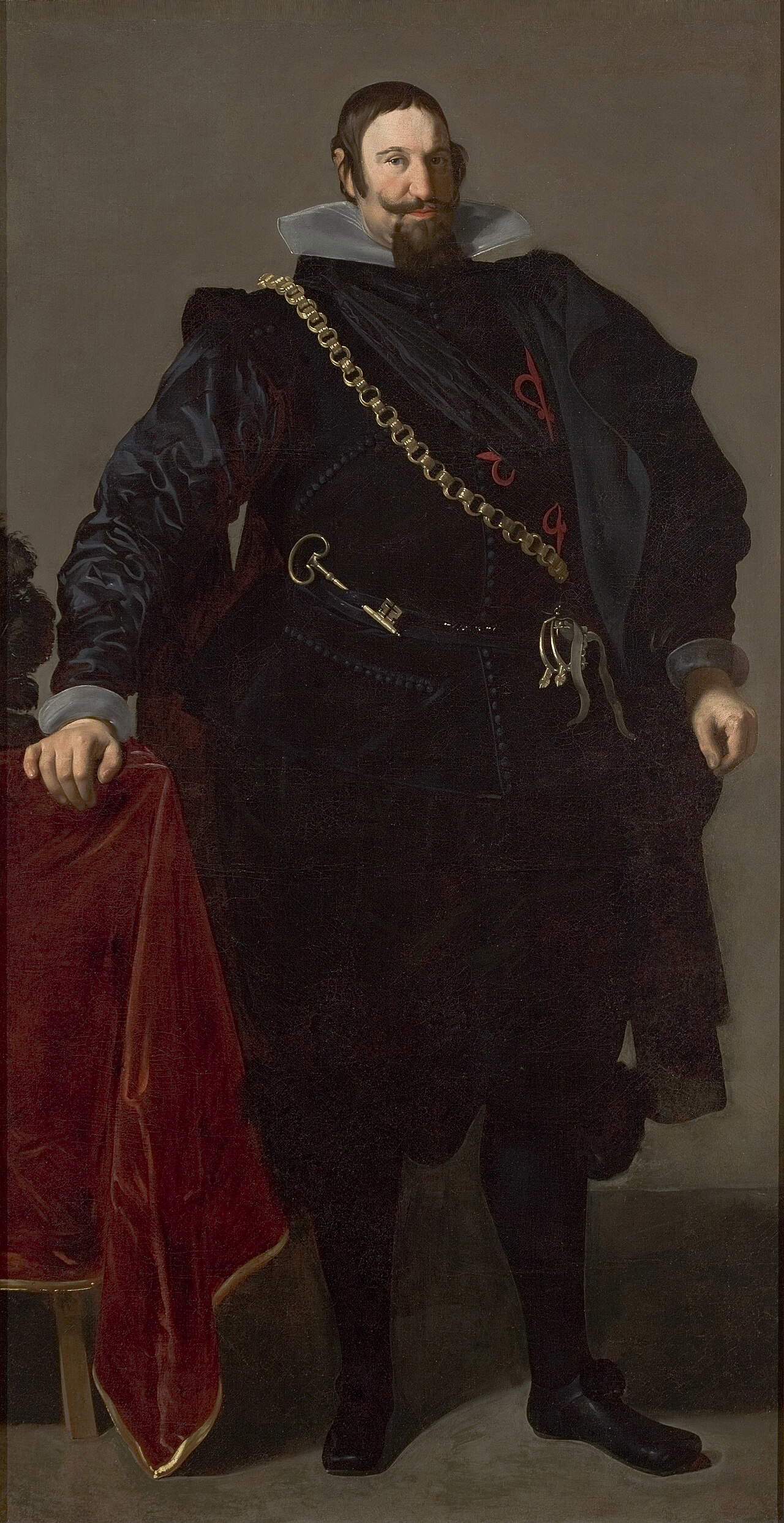 Diego Vel&aacute;zquez, The Count-Duke of Olivares (oil on canvas, 206 x 106 cm; São Paulo, Museo de Arte)