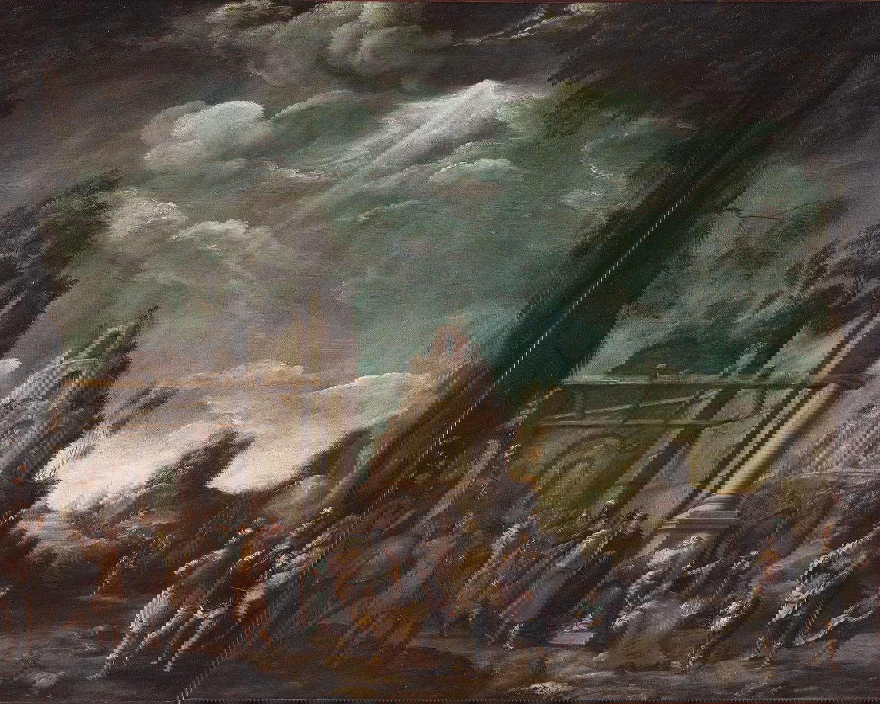 Domenico Carpinoni, Anbetung der Könige (um 1640; Öl auf Leinwand, 90 &times; 113 cm; Mailand, Antiquitäten Giglio)