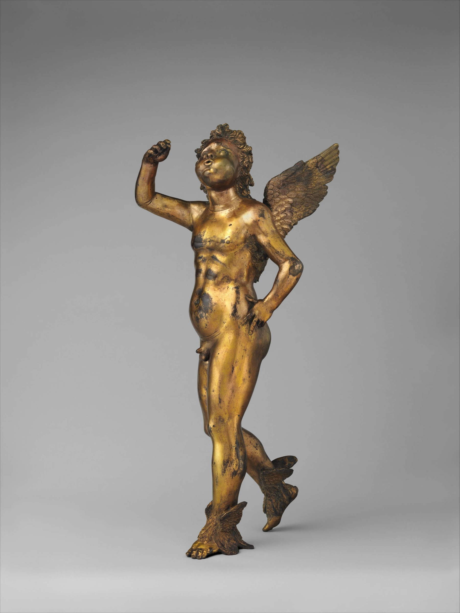A collaborator of Donatello (based on a model by the master), Spiritello, from the fountain at Palazzo Medici (New Work, The Metropolitan Museum of Art, Purchase, Gift of Mrs. Samuel Reed, Rogers Fund, by exchange, and Louis V. Bell Fund, 1983, inv. no. 1983.356)