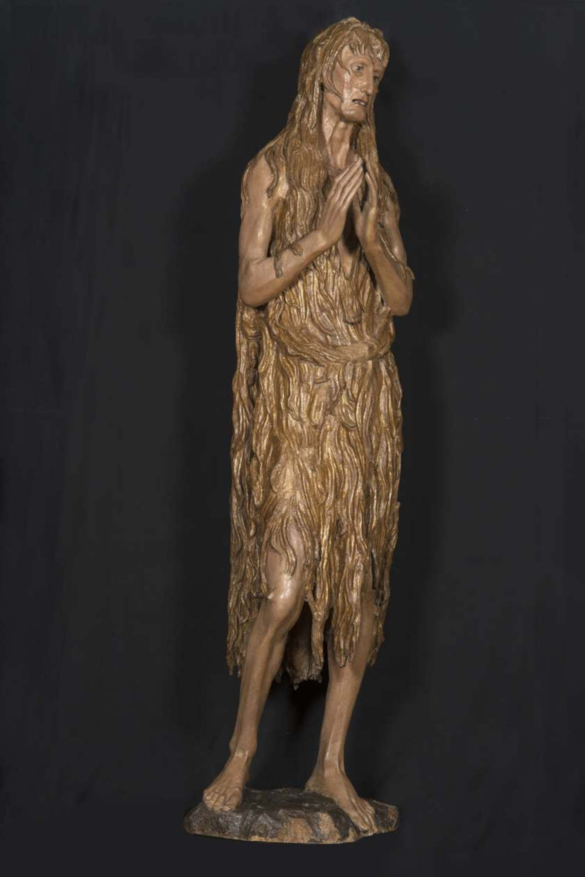 Donatello, Maddalena (1453-1455 circa; legno di gattice, altezza 185 cm; Firenze, Museo del Duomo)