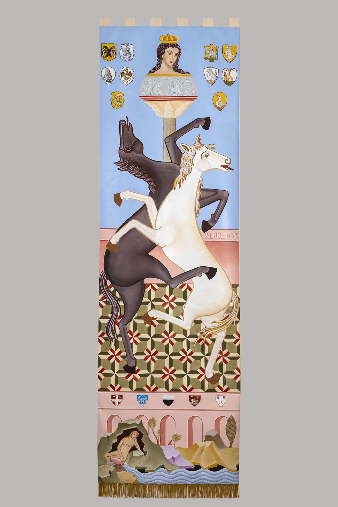 Das Wandbild von Ismaele Nones