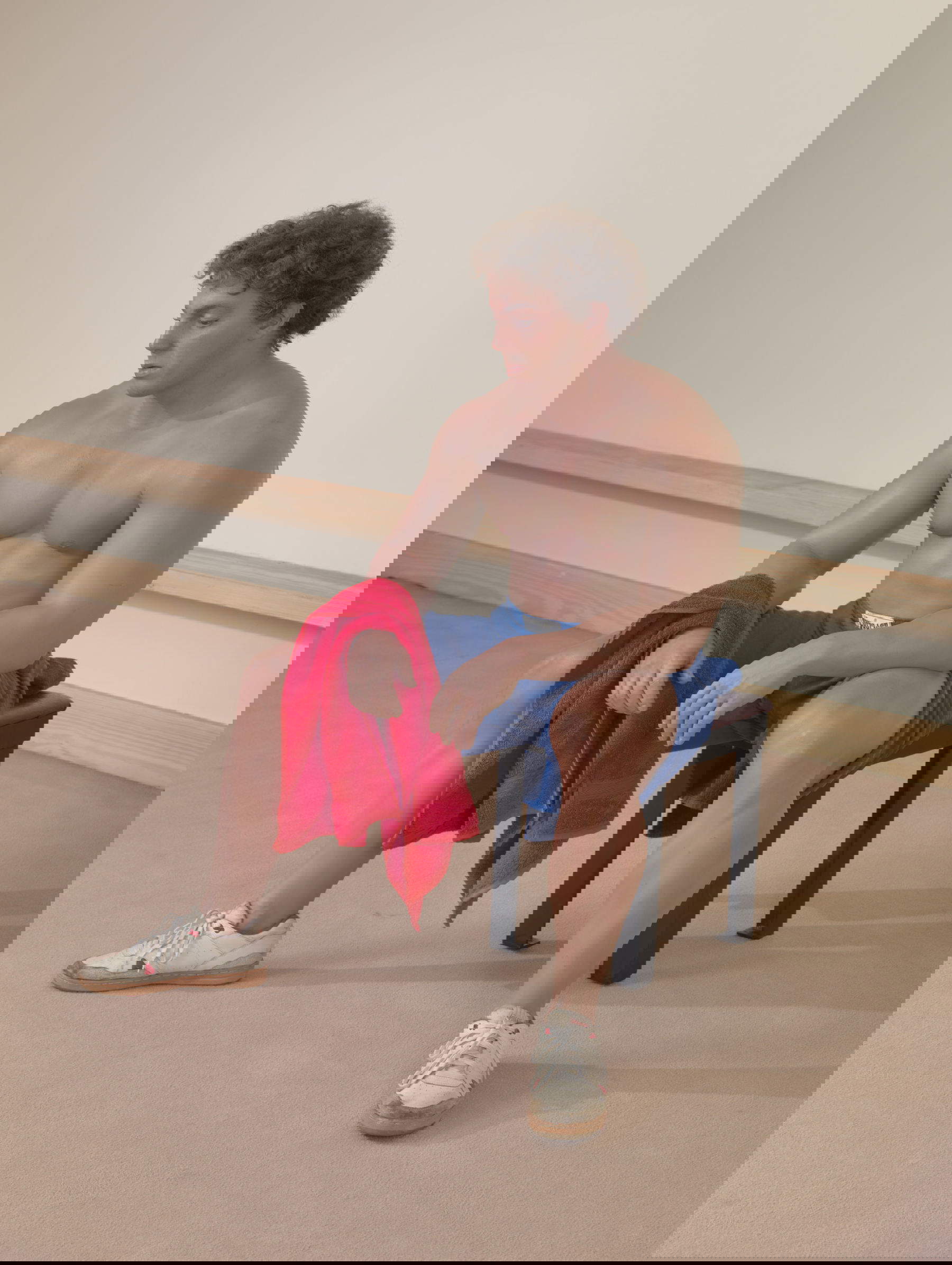 Duane Hanson, Bodybuilder (1989-90; Oil on bronze with mixed media, 124.5 &times; 104.1 &times; 96.5 cm, 1 of 3 unique editions) &copy; 2026 Estate of Duane Hanson/Artists Rights Society (ARS), NY. Photo: Rob McKeever. Courtesy of Gagosian